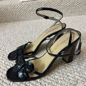Vintage Patent Black Leather Bottega Veneta Heels